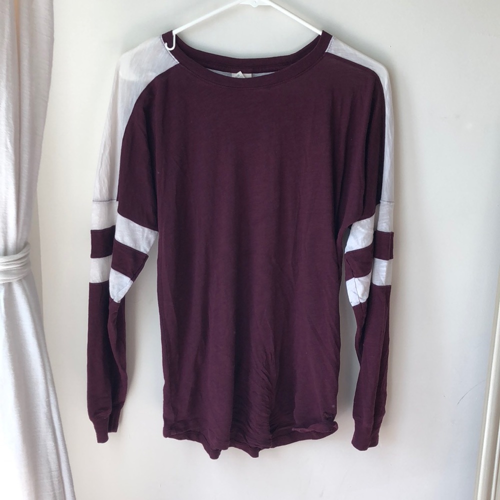 PINK Victoria secret maroon long sleeve